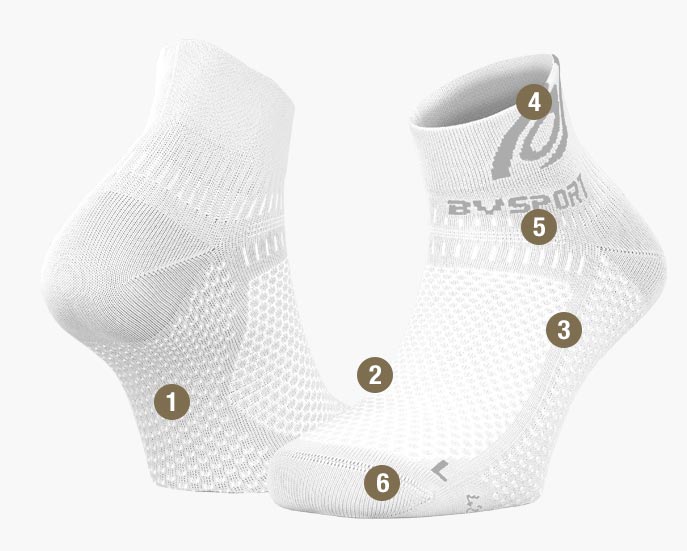 Socks Light 3D white